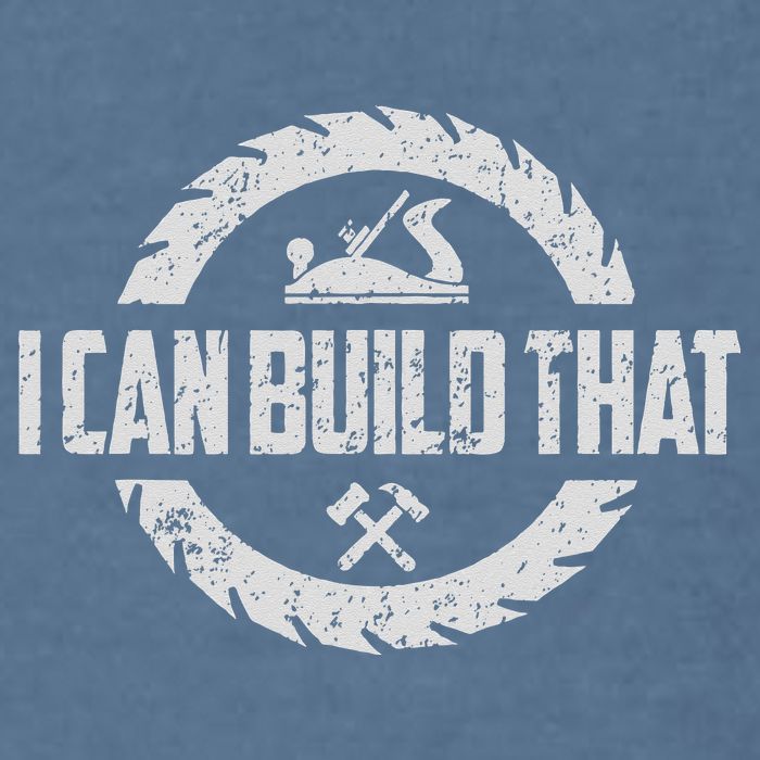 Funny Woodworker Carpenter I Can Build That Woodworking Garment-Dyed Sweatshirt