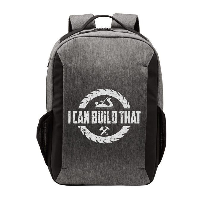 Funny Woodworker Carpenter I Can Build That Woodworking Vector Backpack