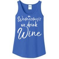 Funny Wine Club Funny Gift On Wednesday's We Wine Gift Ladies Essential Tank