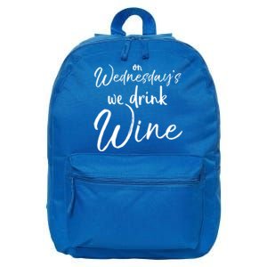 Funny Wine Club Funny Gift On Wednesday's We Wine Gift 16 in Basic Backpack