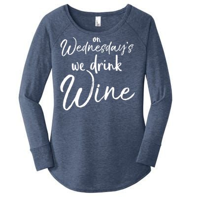 Funny Wine Club Funny Gift On Wednesday's We Wine Gift Women's Perfect Tri Tunic Long Sleeve Shirt