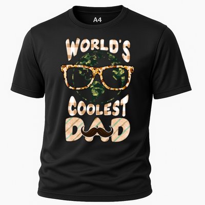 Funny World's Coolest Dad Beard Matchhing Family Gift For Father's Day Performance Shirt