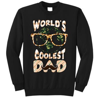 Funny World's Coolest Dad Beard Matchhing Family Gift For Father's Day Sweatshirt