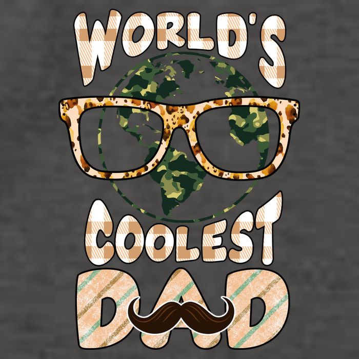Funny World's Coolest Dad Beard Matchhing Family Gift For Father's Day Vector Backpack