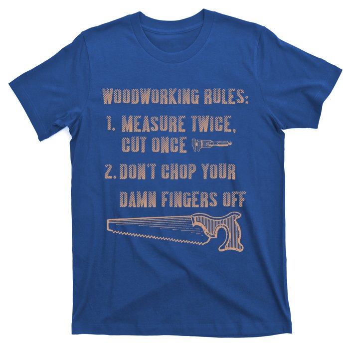 Funny Woodworking Carpentry Wood Lathe Funny Carpenter Gift T-Shirt