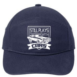 Father With Cars 7-Panel Snapback Hat