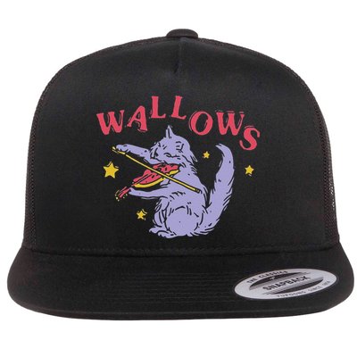 Funny Wallows Cat Fiddle Flatbill Hat