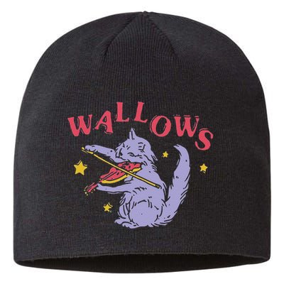 Funny Wallows Cat Fiddle Sustainable Beanie