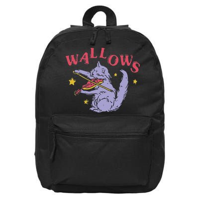Funny Wallows Cat Fiddle 16 in Basic Backpack