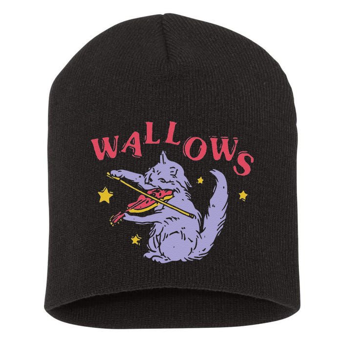 Funny Wallows Cat Fiddle Short Acrylic Beanie
