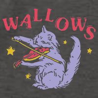 Funny Wallows Cat Fiddle Vector Backpack