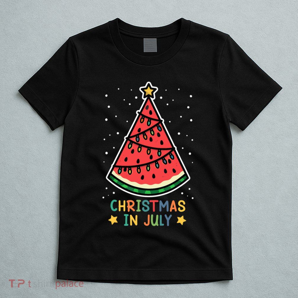 Funny Watermelon Christmas in July Wo  T-Shirt