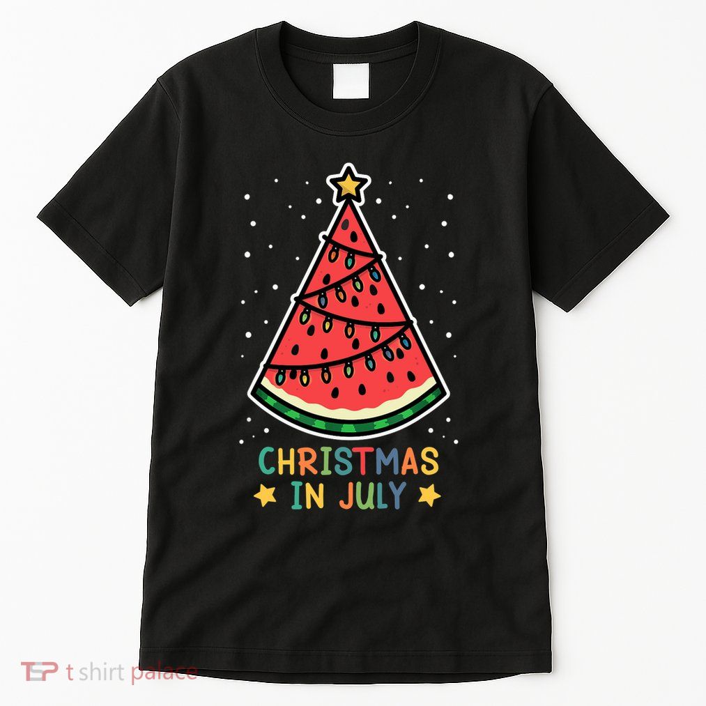 Funny Watermelon Christmas in July Wo  Tall T-Shirt