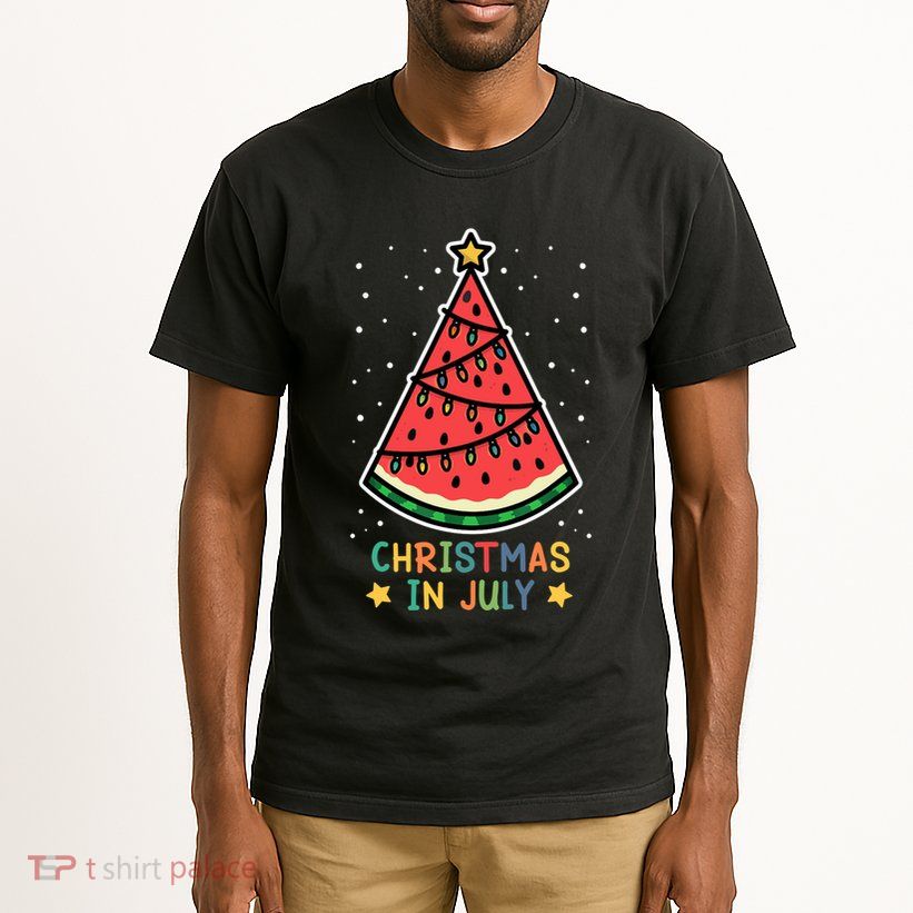 Funny Watermelon Christmas in July Wo  Tall T-Shirt