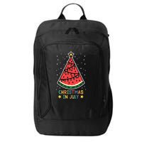 Funny Watermelon Christmas in July Wo  City Backpack