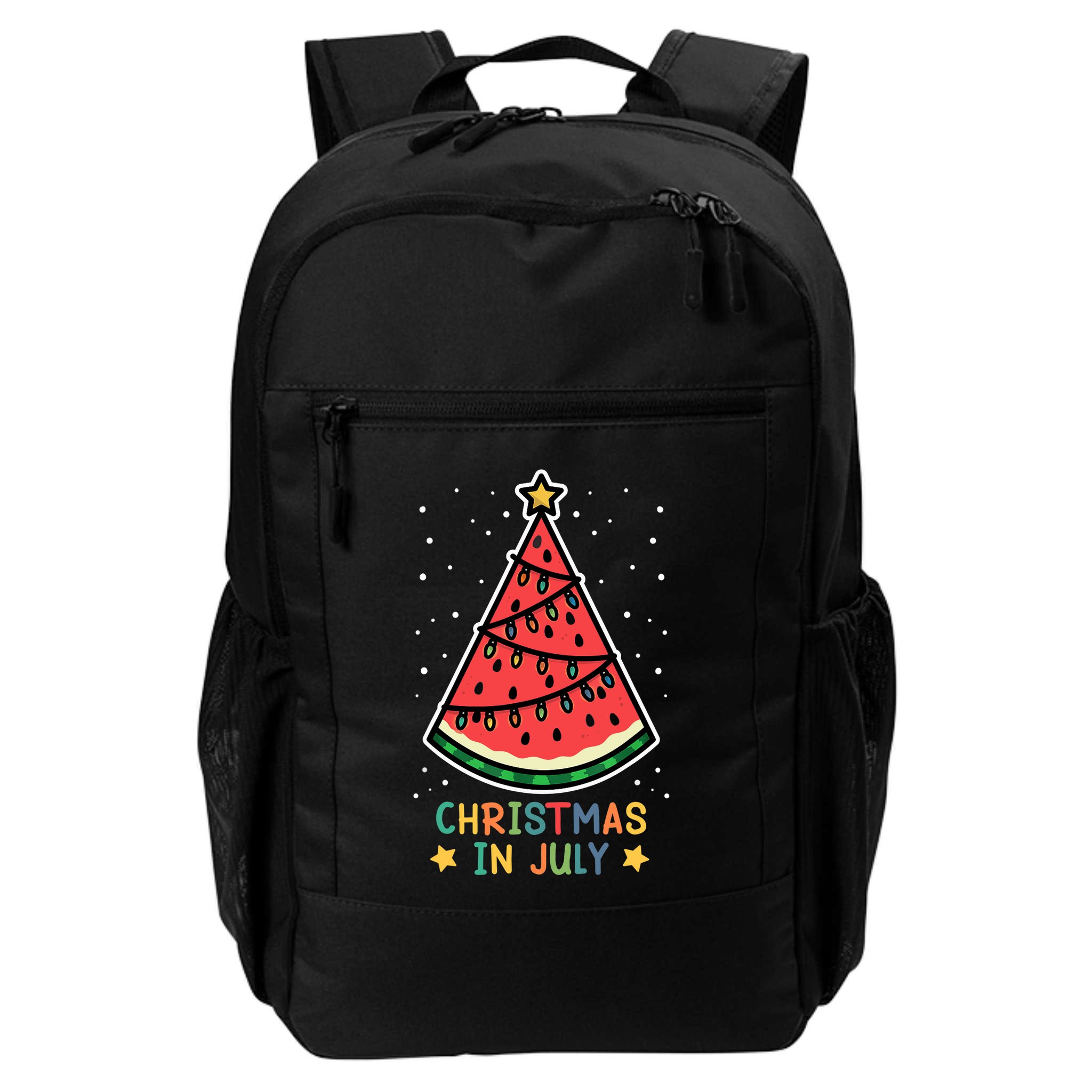 Funny Watermelon Christmas in July Wo  Backpack