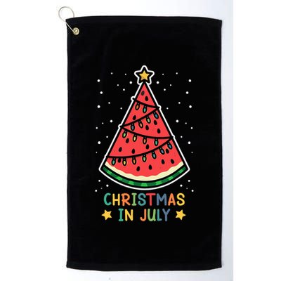 Funny Watermelon Christmas in July Wo  Golf Towel