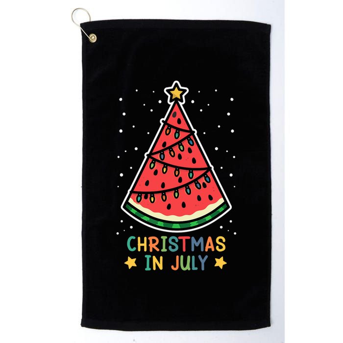 Funny Watermelon Christmas in July Wo  Golf Towel
