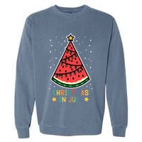 Funny Watermelon Christmas in July Wo  Garment-Dyed Sweatshirt