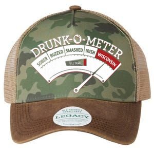 Funny Wisconsin Drinking Wisconsin Drunk Funny Legacy Tie Dye Trucker Hat