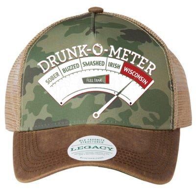 Funny Wisconsin Drinking Wisconsin Drunk Funny Legacy Tie Dye Trucker Hat