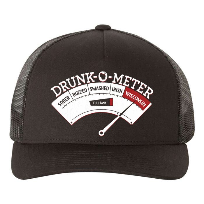 Funny Wisconsin Drinking Wisconsin Drunk Funny Yupoong Adult 5-Panel Trucker Hat