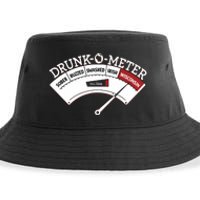 Funny Wisconsin Drinking Wisconsin Drunk Funny Sustainable Bucket Hat