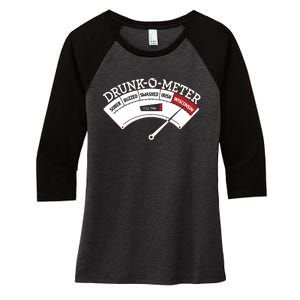 Funny Wisconsin Drinking Wisconsin Drunk Funny Women's Tri-Blend 3/4-Sleeve Raglan Shirt