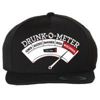 Funny Wisconsin Drinking Wisconsin Drunk Funny Wool Snapback Cap