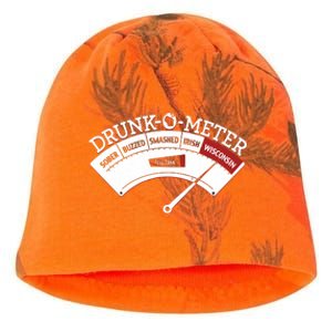 Funny Wisconsin Drinking Wisconsin Drunk Funny Kati - Camo Knit Beanie