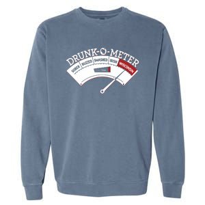 Funny Wisconsin Drinking Wisconsin Drunk Funny Garment-Dyed Sweatshirt