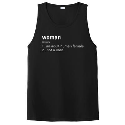 Funny Woman Definition Noun An Adult Human Female PosiCharge Competitor Tank