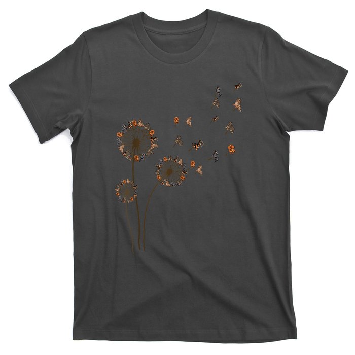 Flower Weiner Dog Long Haired Dachshund Dandelion Gift T-Shirt