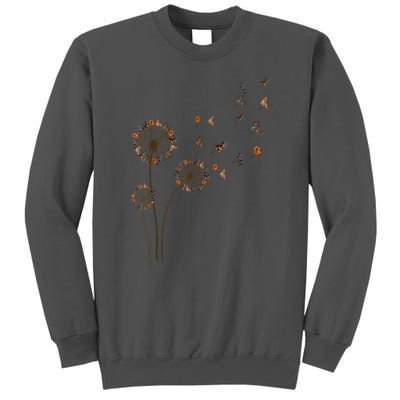 Flower Weiner Dog Long Haired Dachshund Dandelion Gift Tall Sweatshirt