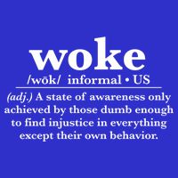 Funny Woke Definition Anti Woke Meme Gift Sweatshirt
