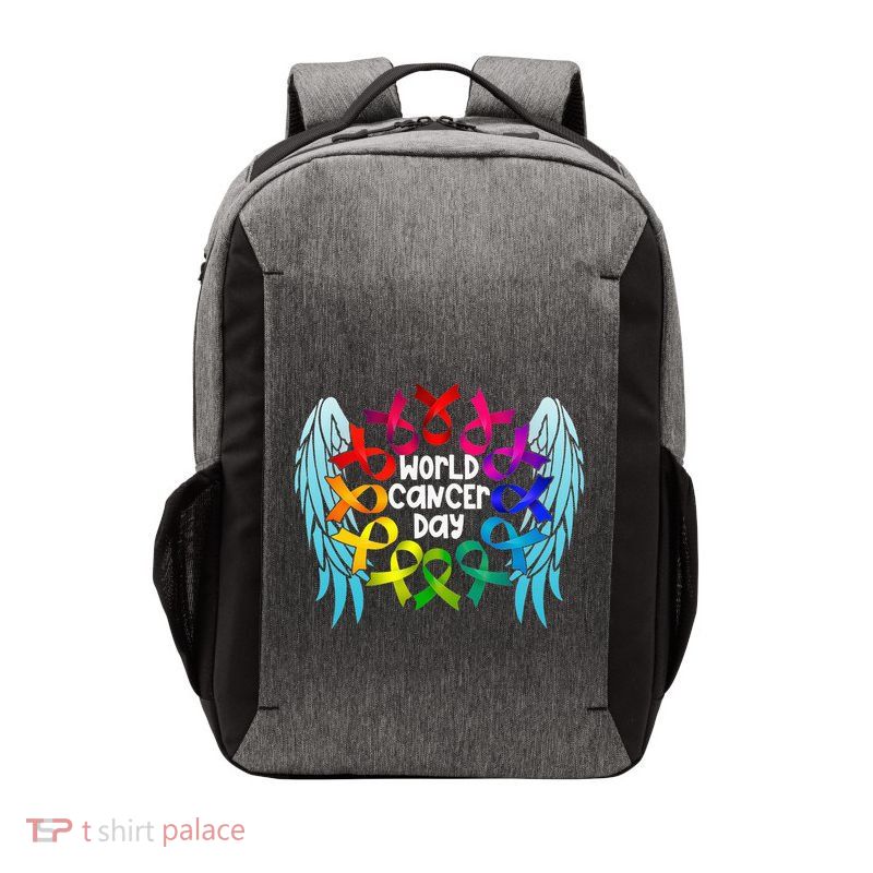 Funny World Down Syndrome Day To Fight Cancer Vector Backpack