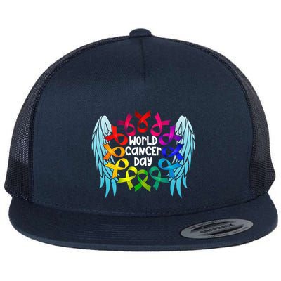 Funny World Down Syndrome Day To Fight Cancer Flatbill Hat