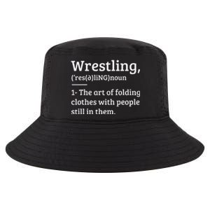 Funny Wrestling Definition Wrestler Gift Cool Comfort Performance Bucket Hat