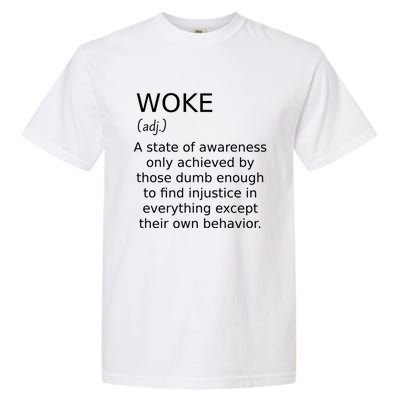 Funny Woke Definition Garment-Dyed Heavyweight T-Shirt