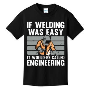 Funny Welding Design For Welder Weld Welding Lover Kids T-Shirt