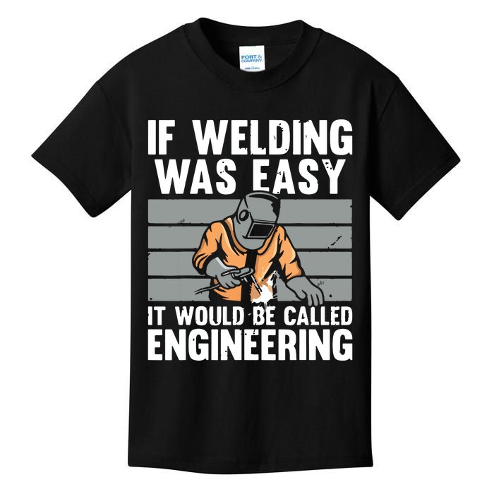 Funny Welding Design For Welder Weld Welding Lover Kids T-Shirt