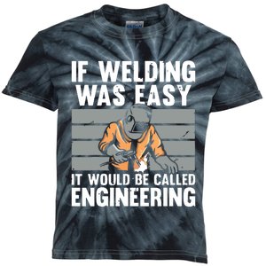 Funny Welding Design For Welder Weld Welding Lover Kids Tie-Dye T-Shirt