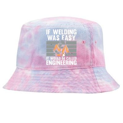 Funny Welding Design For Welder Weld Welding Lover Tie-Dyed Bucket Hat