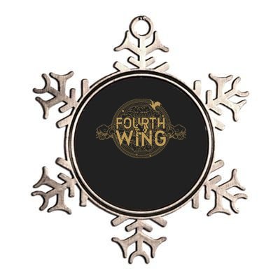 Fourth Wing Dragon Rider Basgiath War Metallic Star Ornament