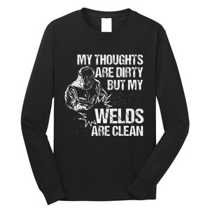 Funny Welding Designs For Men Dad Metal Workers Blacksmith Long Sleeve Shirt