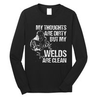 Funny Welding Designs For Men Dad Metal Workers Blacksmith Long Sleeve Shirt