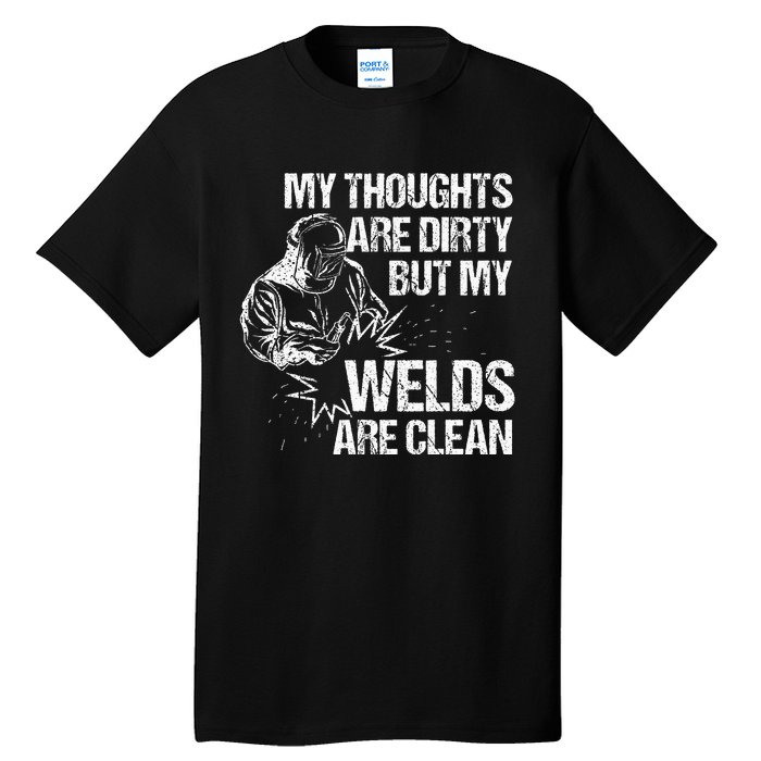 Funny Welding Designs For Men Dad Metal Workers Blacksmith Tall T-Shirt