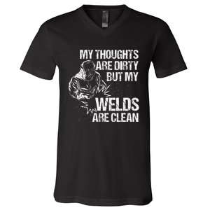 Funny Welding Designs For Men Dad Metal Workers Blacksmith V-Neck T-Shirt