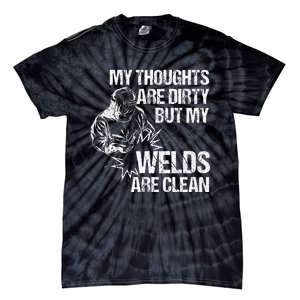 Funny Welding Designs For Men Dad Metal Workers Blacksmith Tie-Dye T-Shirt