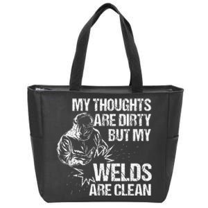 Funny Welding Designs For Men Dad Metal Workers Blacksmith Zip Tote Bag